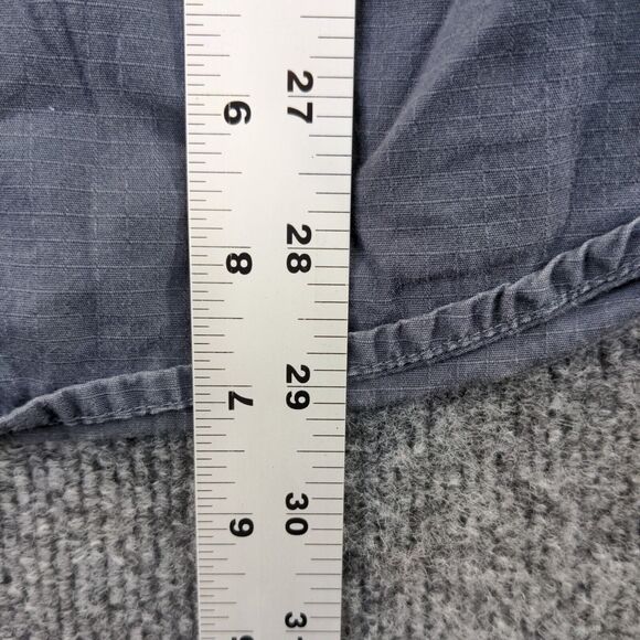 Wrangler Riggs Button Down Shirt Mens Large Long Sleeve Gray Chest Pocket Casual - Picture 11 of 12